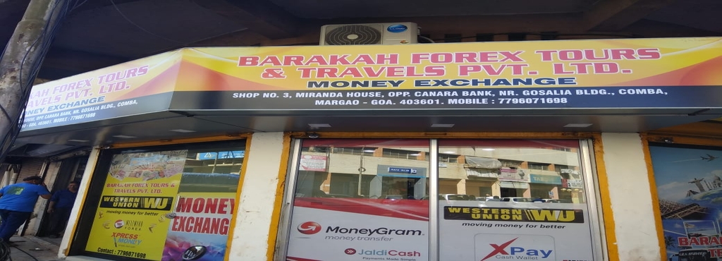 Barakah Forex Tours And Travels Pvt Ltd Comba Bus Services In Goa | Forex money exchange miranda Barakah Forex Tours And Travels Pvt Ltd Comba Bus Services In Goa -